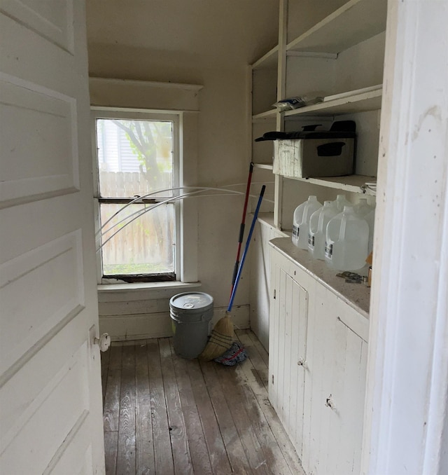 1106 Marsac St, Bay City, MI 48708 - bathroom featuring hardwood / wood-style floors