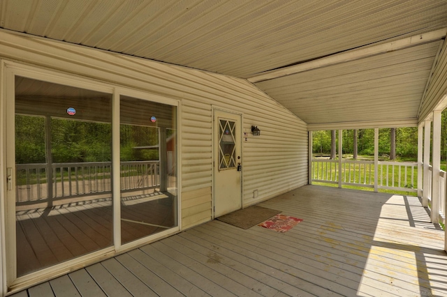 3909 Higgins Rd, Vassar, MI 48768 - view of deck