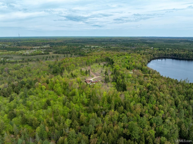 16477 Cc.25 Ln, Wetmore, MI 49895 - bird's eye view of a heavily wooded area and a nearby body of water