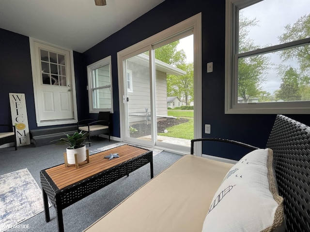 7314 Aspen Rd, Lexington, MI 48450 - view of carpeted living room