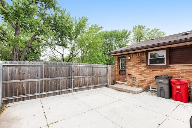 21036 Suffolk St, Clinton Township, MI 48035 - view of patio with a gate