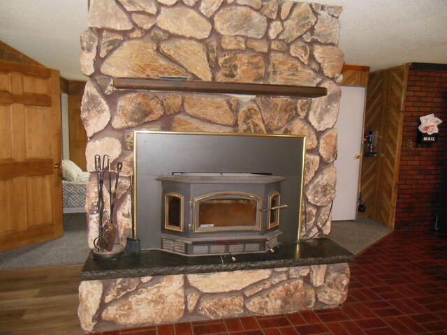 5871 Edith Schneider Rd, Harrison, MI 48625 - detailed view of a wood stove