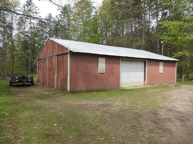 5871 Edith Schneider Rd, Harrison, MI 48625 - view of outdoor structure with driveway
