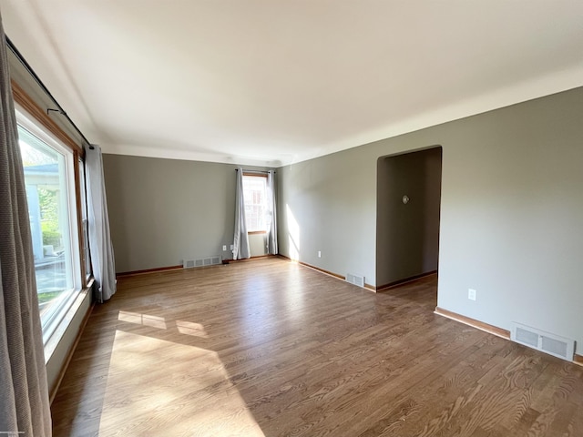 19993 Woodmont St, Harper Woods, MI 48225 - empty room featuring wood finished floors and baseboards