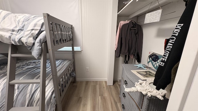 7741 White Birch St, Farwell, MI 48622 - walk in closet with light wood-type flooring