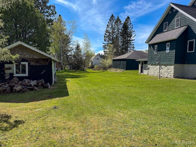 336 Fulton St, Mohawk, MI 49950 - view of green lawn