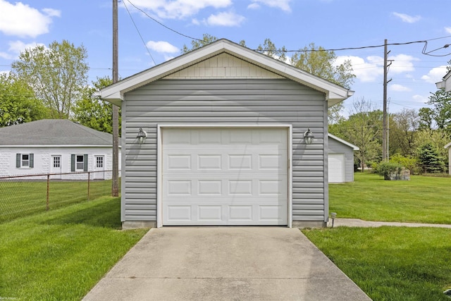 3710 N River Rd, Fort Gratiot, MI 48059 - detached garage with concrete driveway