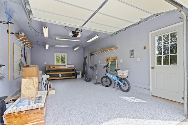 3710 N River Rd, Fort Gratiot, MI 48059 - garage featuring a garage door opener