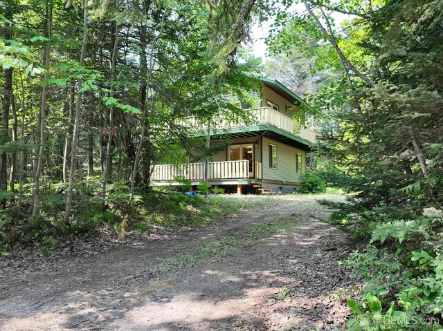 8413 Gay Park Rd, Lake Linden, MI 49945 - view of rear view of house