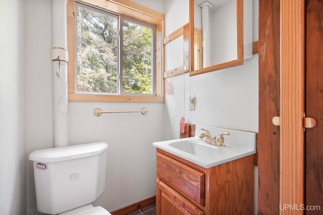 8413 Gay Park Rd, Lake Linden, MI 49945 - half bathroom with toilet and vanity