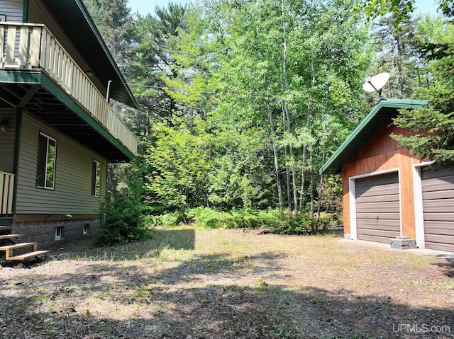8413 Gay Park Rd, Lake Linden, MI 49945 - view of yard with an outbuilding and driveway