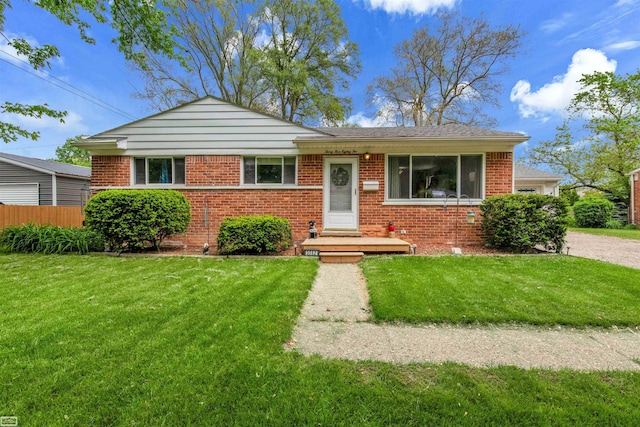 3582 David K Dr, Waterford, MI 48329 - view of front of house with brick siding