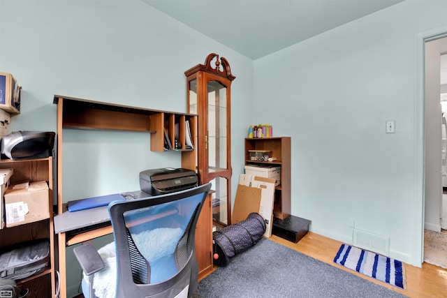 3582 David K Dr, Waterford, MI 48329 - home office featuring wood finished floors and baseboards