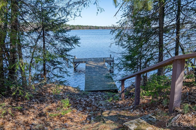 3172 Harry Patterson Dr, Phelps, WI 54554 - dock area with a water view