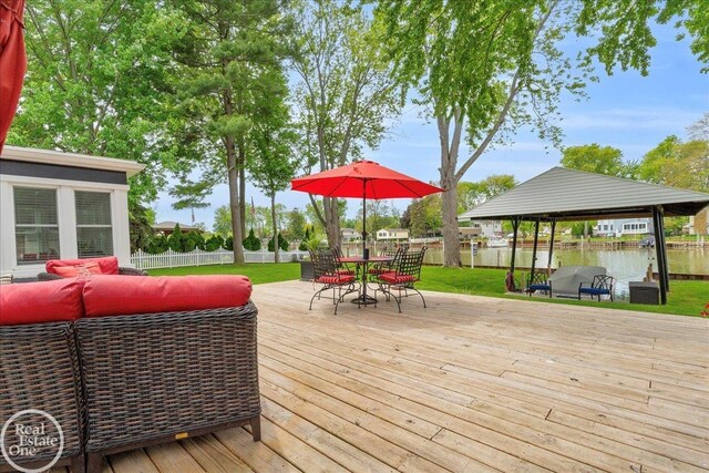 28800 Old N River Rd, Harrison Twp, MI 48045 - view of deck