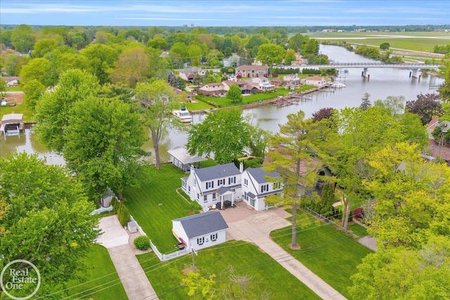 28800 Old N River Rd, Harrison Twp, MI 48045 - drone / aerial view of a large body of water