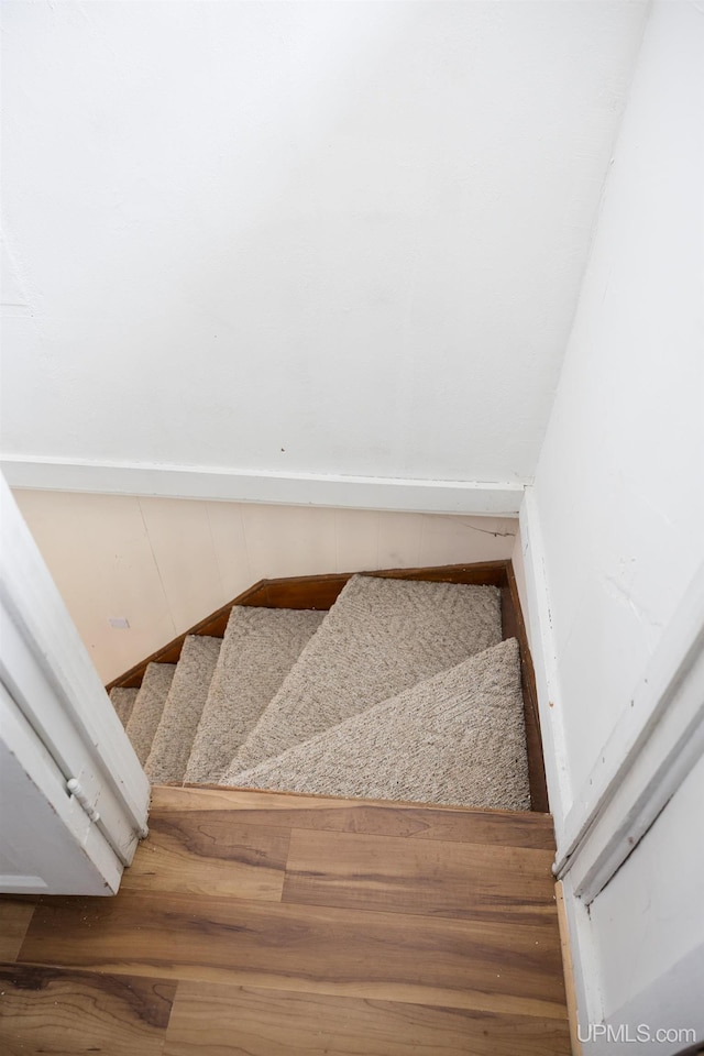 3110 County Road Fd Rd, Champion, MI 49814 - stairs with wood finished floors