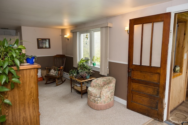 3110 County Road Fd Rd, Champion, MI 49814 - sitting room featuring carpet floors and baseboards