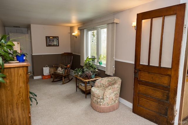 3110 County Road Fd Rd, Champion, MI 49814 - living area featuring carpet floors and baseboards
