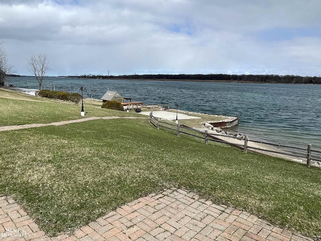 2740 River Rd, Marysville, MI 48040 - water view featuring a dock