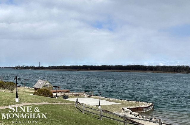 2740 River Rd, Marysville, MI 48040 - dock featuring a water view