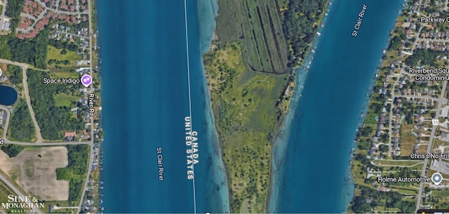 2740 River Rd, Marysville, MI 48040 - aerial map of property and surrounding area