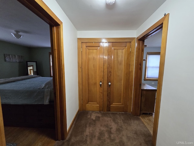 817 W Water St, Hancock, MI 49930 - hall with carpet floors and baseboards