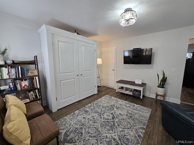 817 W Water St, Hancock, MI 49930 - living room with wood finished floors and baseboards