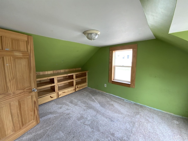 331 W Bluff St, Marquette, MI 49855 - additional living space with carpet and vaulted ceiling