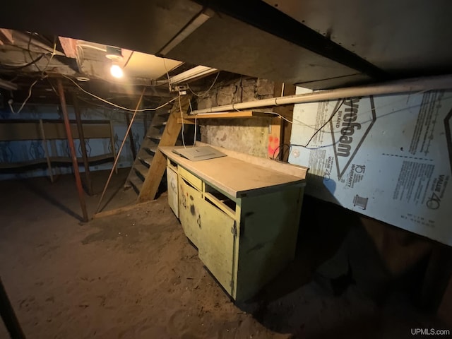 331 W Bluff St, Marquette, MI 49855 - view of unfinished basement