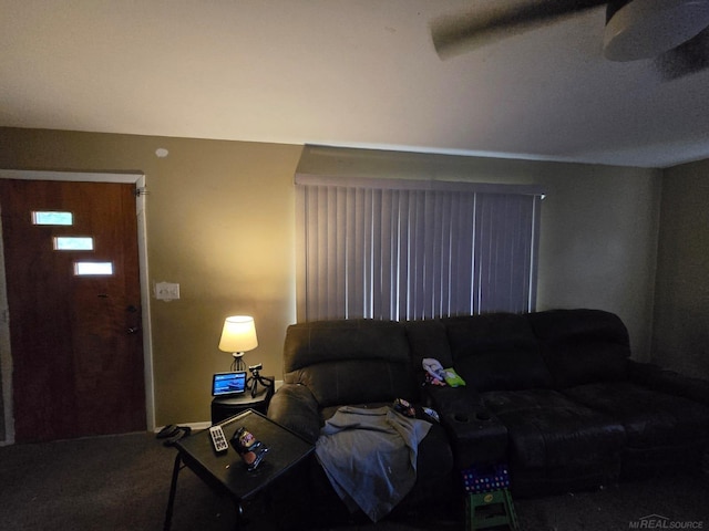 711 Moore St, Owosso, MI 48867 - view of carpeted living area