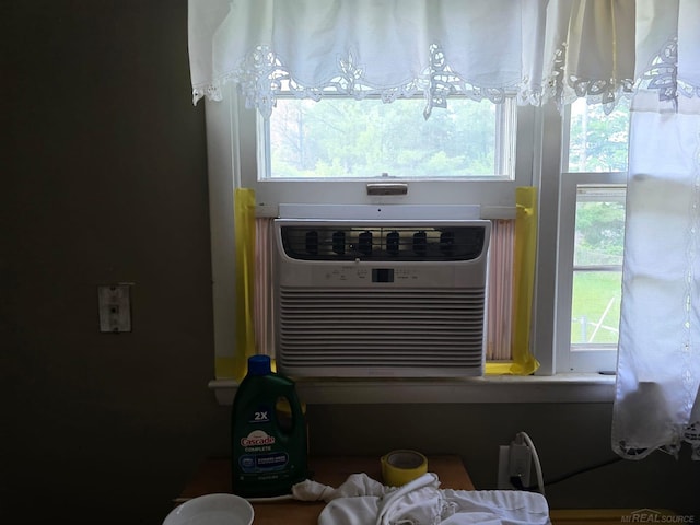 711 Moore St, Owosso, MI 48867 - dining area view of cooling unit