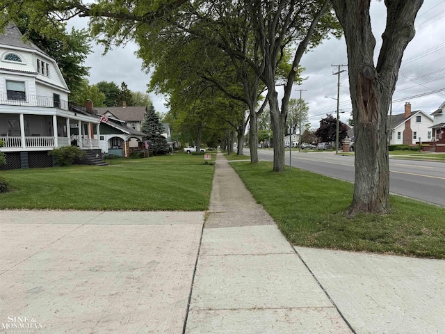1741 Saint Clair River Dr, Algonac, MI 48001 - view of asphalt street featuring sidewalks and street lighting