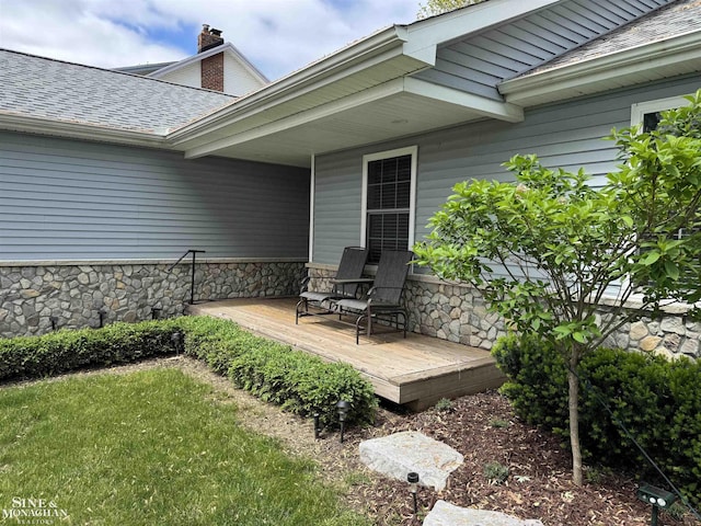 1741 Saint Clair River Dr, Algonac, MI 48001 - deck with a yard