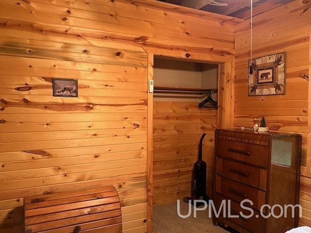 325 Mastodon Rd, Crystal Falls, MI 49920 - relaxing sauna with wooden walls and carpet