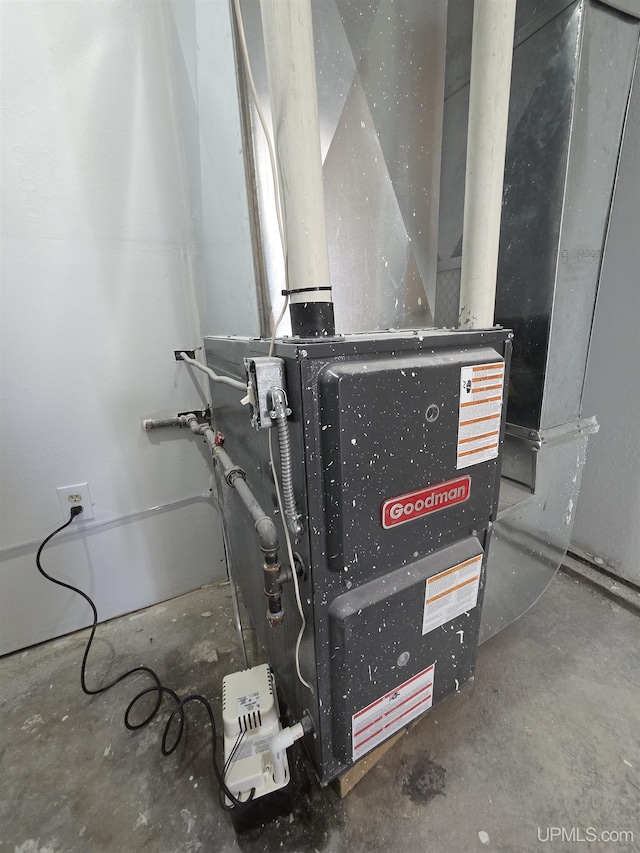601 Range St, Manistique, MI 49854 - utilities with heating unit