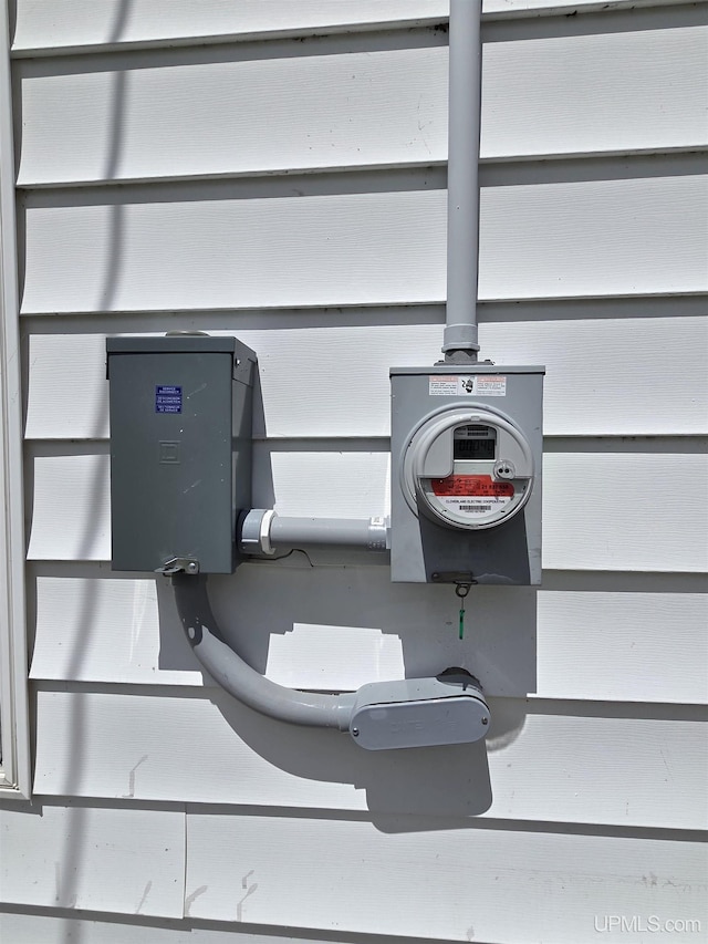 601 Range St, Manistique, MI 49854 - exterior view of electric meter