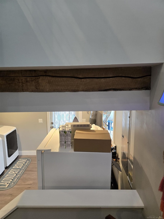 2450 N Lakeshore Rd, Carsonville, MI 48419 - detailed view of wood finished floors and baseboards