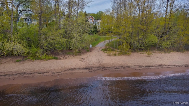 776 S Lakeshore Blvd, Marquette, MI 49855 - view of road featuring view of water and beach