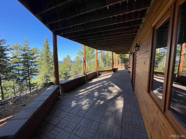 6856 Five Mile Point Rd, Allouez, MI 49805 - view of patio / terrace