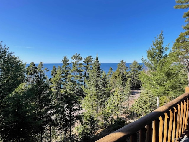6856 Five Mile Point Rd, Allouez, MI 49805 - view of mountain background with a large body of water