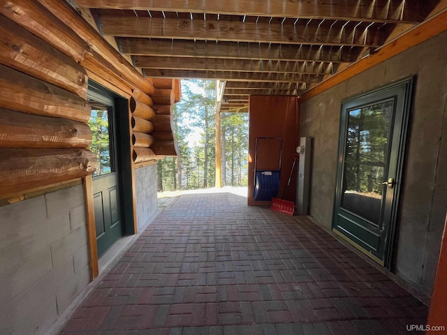 6856 Five Mile Point Rd, Allouez, MI 49805 - view of patio / terrace