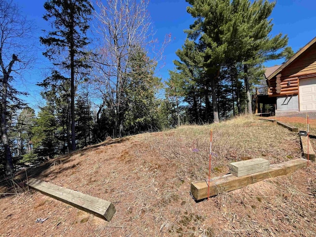 6856 Five Mile Point Rd, Allouez, MI 49805 - view of yard