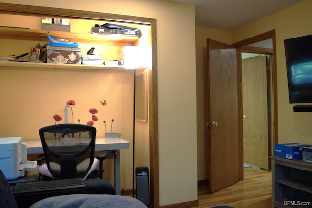 1001 Spruce St, Houghton, MI 49931 - office area with light wood-style floors