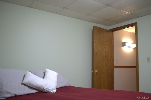 1001 Spruce St, Houghton, MI 49931 - bedroom featuring a paneled ceiling