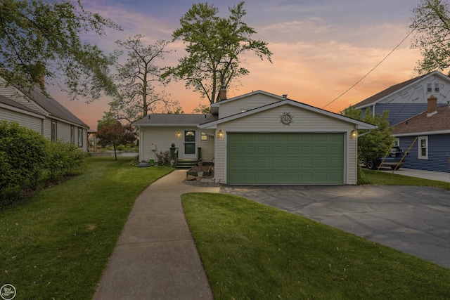 8878 Arlington Rd, White Lake, MI 48386 - mid-century home featuring a lawn