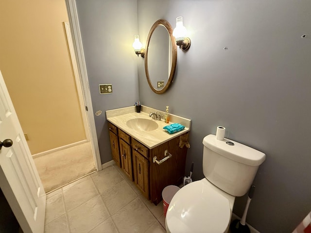 2222 Compton St, Saginaw, MI 48602 - half bathroom with vanity and toilet