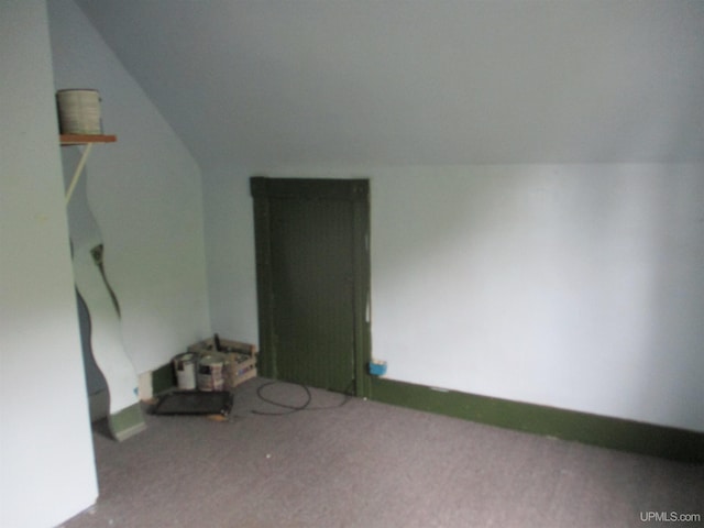 405 W S Ave Unit 1, Houghton, MI 49931 - bonus room featuring carpet floors and lofted ceiling