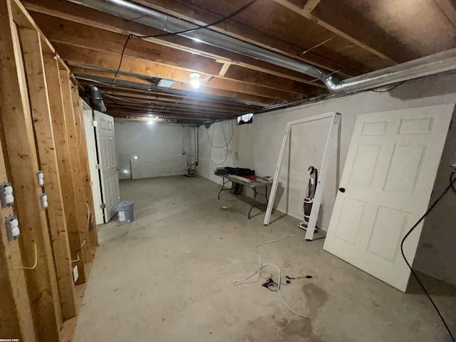 16180 Scenic Dr, Clinton, MI 48038 - view of unfinished basement