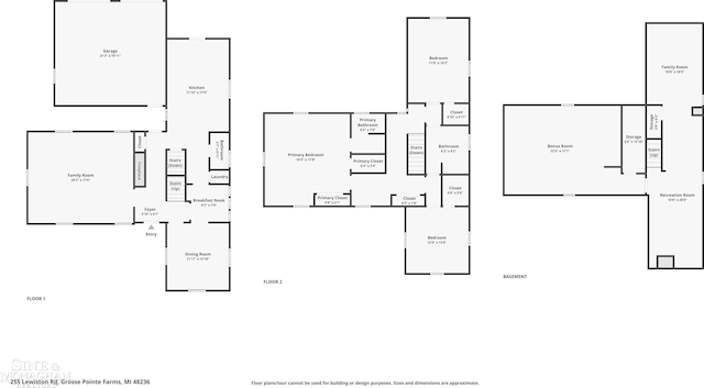 255 Lewiston Rd, Grosse Pointe Farms, MI 48236 - home floor plan